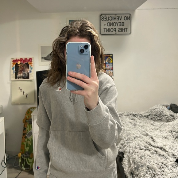 Champion grey hoodie - Picture 2 of 2